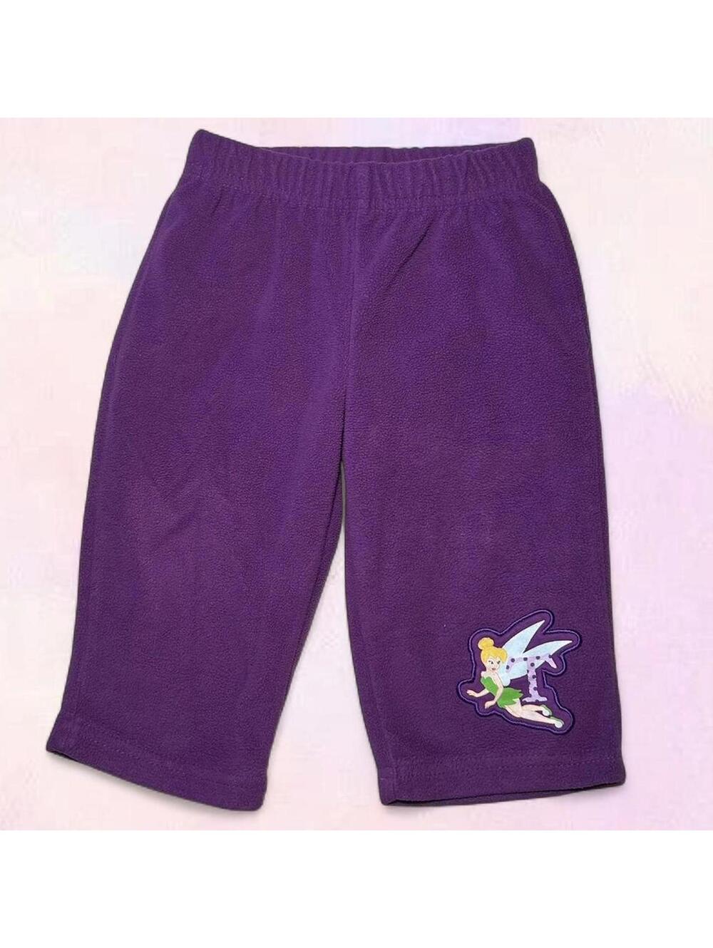 Disney Tinkerbell Purple Fleece Pants Baby 6-12 Months